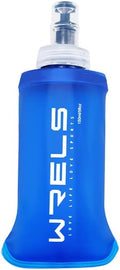 Folding Soft Flask Portable Collapsible Running Lightweight Water Bottle for Outdoor Sports,Travel with Mouthpeice Cover