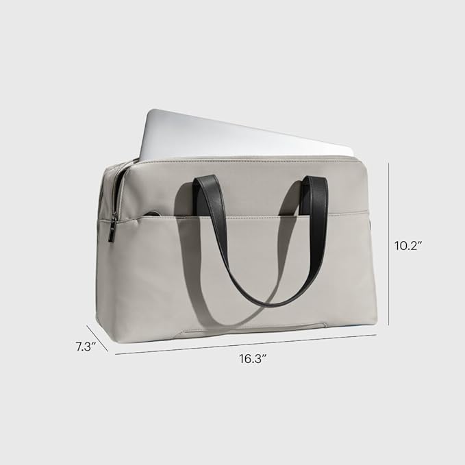 Away Everywhere Bag, Padded Laptop Sleeve, Water Resistant For Every Day Use, Removable Shoulder Strap, Daily Work Bag, Travel Essential Approved Personal Item, Cloud Gray