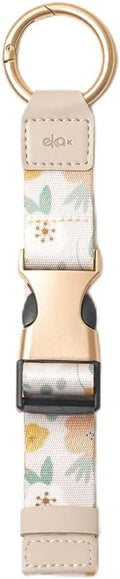 Travel Carry Strap with Ring Hooks, Buckle, Add-a-Bag Luggage Strap, Adjustable Bag Holder, Travel Clip for Carry-on Bags