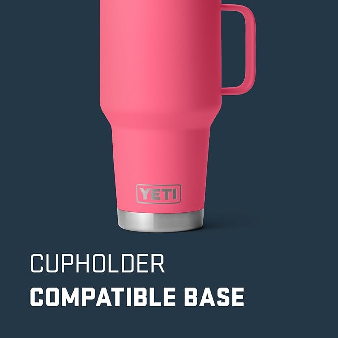 YETI Rambler 30 oz Travel Mug, Stainless Steel, Vacuum Insulated with Stronghold Lid