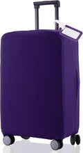 Travel Luggage Cover Suitcase Protector Scratch-Resistant Fit 19-31 Inch Suitcase, Not Included Suitcase (Purple, SX(22-23 inch))