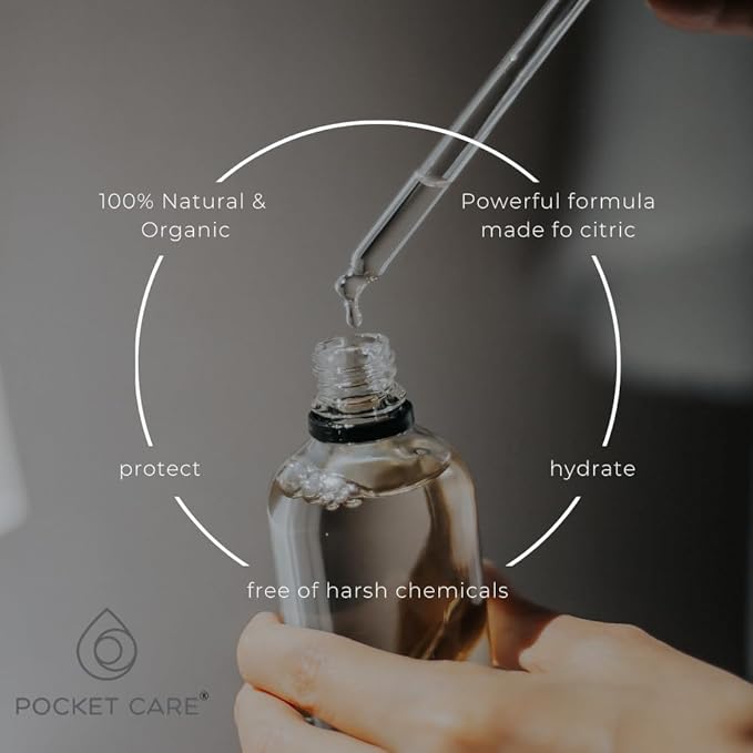 POCKET CARE | 3 Pack Verbena Scented Hand sanitizer Spray 15 ml - Spray for Hands | Organic Moisturizing Spray | Travel Size - Travel Accessories | 100% natural (Lemon Verbena)