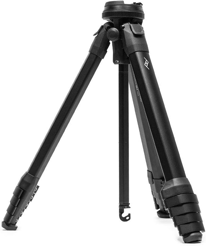 Peak Design Travel Tripod, Aluminum, Compact Design, Quick Setup and Takedown, Pro-Level Stability, Ergonomic Ball Head, Compact and Portable Travel Tripod for Camera and Phone, 20 lb Capacity