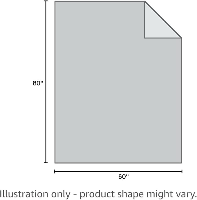Soft Thick Weighted Blanket (Dark Grey,60"x80"-20lbs) Queen Size Cooling BreathableMicrofiber Material with Glass Beads Big/Heavy Blanket for Adult All-Season Summer Fall Winter