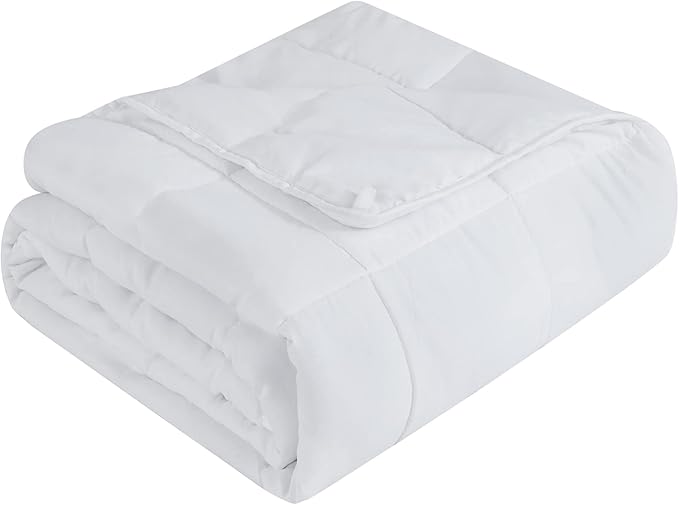 L'AGRATY Weighted Blanket - 48"x72" 20lbs Cooling Breathable Heavy Blanket with Glass Beads for Adult All-Season