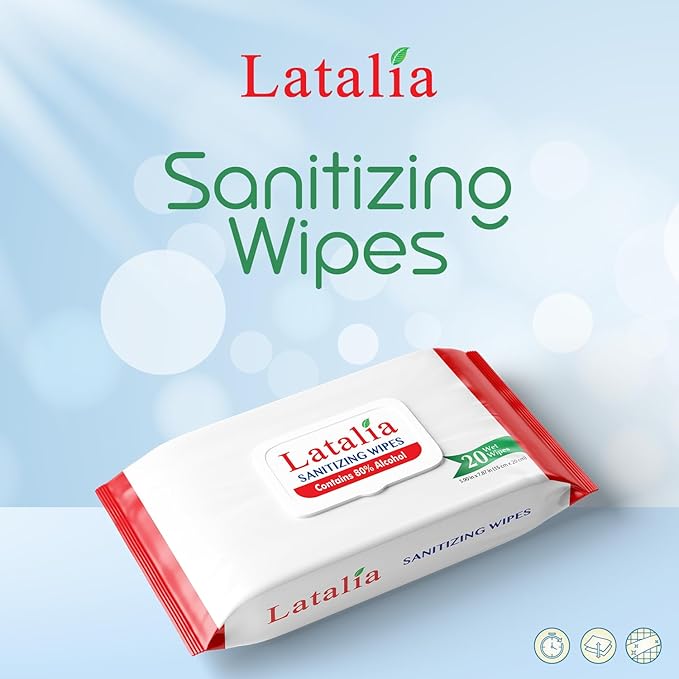 Hand Wipes | 80% Alcohol Hand Sanitizer Wipes for Hands & Face Moisturizing, Gentle, Convenient and Fragrance Free (400 Counts)