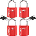 TSA Approved Luggage Locks, Ultra-Secure Dimple Key Travel Locks with Zinc Alloy Body