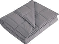 L'AGRATY Weighted Blanket - 60"x80" 25lbs Cooling Breathable Heavy Blanket Microfiber Material with Glass Beads for Adult All-Season Summer Fall Winter Soft Thick Comfort