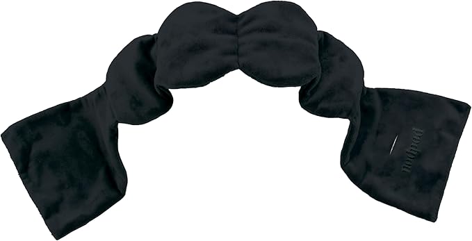 Nodpod Gentle Pressure Sleep Mask | Patented Light Blocking Design for Sleeping, Traveling & Relaxation - Black Onyx