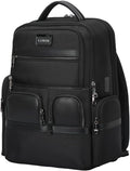 Laptop Business Backpack for Men & Women, Work Backpack Fits 15.6 Inch, Premium Quality Travel Bag with USB Charging Port, Water-Resistant, Durable Ballistic Nylon, Bookbag with Multiple Pockets