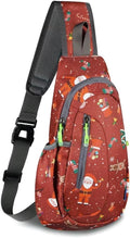 TITECOUGO Small Sling Bag, Lightweight Crossbody Backpack for Men Women, Shoulder Bag for Sports and Outdoor