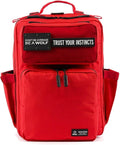 WOLFpak 15L Backpack - Elite Red - Slim Everyday Carry Backpack for Men & Women, Water-Resistant Minimalist Daypack for Laptop & Travel