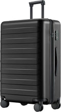 Carry on Luggage 22 X 14 X 9 Airline Approved, 20 Inch Luggage for 3-5 Days Travel, Double Spinner Wheels, 100% Hardshell PC, TSA Lock (01-Black (Basic), Checked 26-Inch)