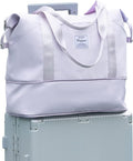 Travel Duffel Bag, Sports Tote Gym Bag, Shoulder Weekender Overnight Bag for Women