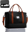 Travel Duffel Bag, Sports Tote Gym Bag, Shoulder Weekender Overnight Bag for Women