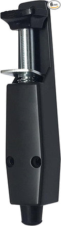 Pacific Doorware Heavy Duty Spring Loaded Step Down Push On Door Holder/Stopper (6, Duronotic)