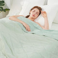 Cozy Bliss Cooling Blanket for Hot Sleepers, Q-Max 0.4 Cooling Comfort King Size, Cold Blankets for Night Sweats Sleeping, Ultra-Cool Lightweight Breathable Summer Blanket for Bed