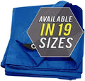 Large Waterproof Tarp - Heavy Duty 10 Mil Thick Poly Tarpaulin Ideal for Canopy Tents, Boats, RV or Pool Covers - Multipurpose Protective Tarps with Grommets for Indoor, Outdoor Use | 12' x 20' 2 Pack
