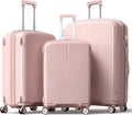Nazhura Luggage Set, 3-Piece Hardside Suitcase Set, 20-inch Carry On, 24-inch, 28-inch Luggage
