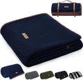 100% Wool Blanket, 62" x 86", Warm, Thick, Washable, Military Wool Blanket, Great for Camping, Outdoors, Sporting Events, Survival Kits