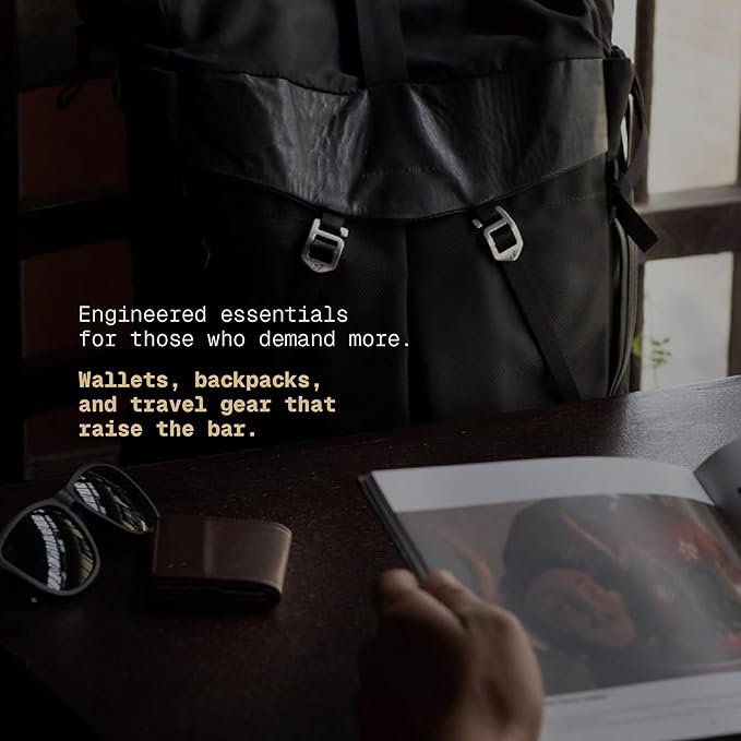 The Frenchie Co. - SL Speed - Expandable Ballistic Nylon Backpack - Anti-Theft Magnetic Closure - Self-Adjusting Comfort Straps, Lightweight, Water-Resistant, 16 inch Laptop Compartment, Carry-on