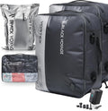 Black Voyage Reusable Vacuum Compression Travel Bag for Carry-On Suitcase and Backpack, Recycled IP67 Waterproof Space Saver Vacpack (2-Pack, 41L - Pump Included)