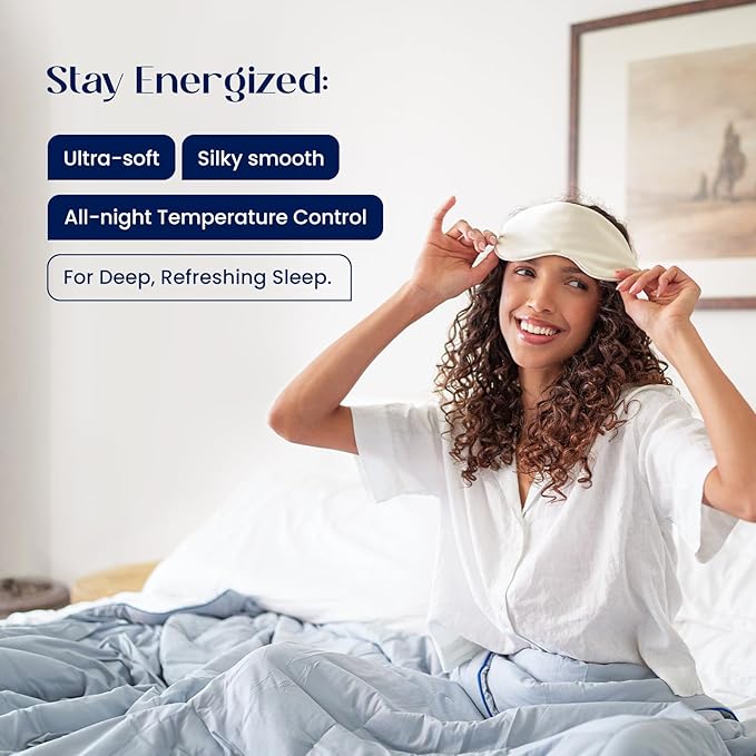 Dream Valley® Outlast® Deepsleep Cooling Comforter, Throw Size, NASA-Grade Space Technology Cooling Blanket for Hot Sleepers Night Sweats, Q-Max > 0.45 Aerocool™ Breathable, Mint Macaron, 60"x80"