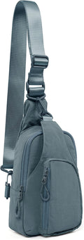 ODODOS Daily Sling Bag with Adjustable Straps Crossbody Chest Bag Lightweight Small Backpack for Casual Traveling Hiking