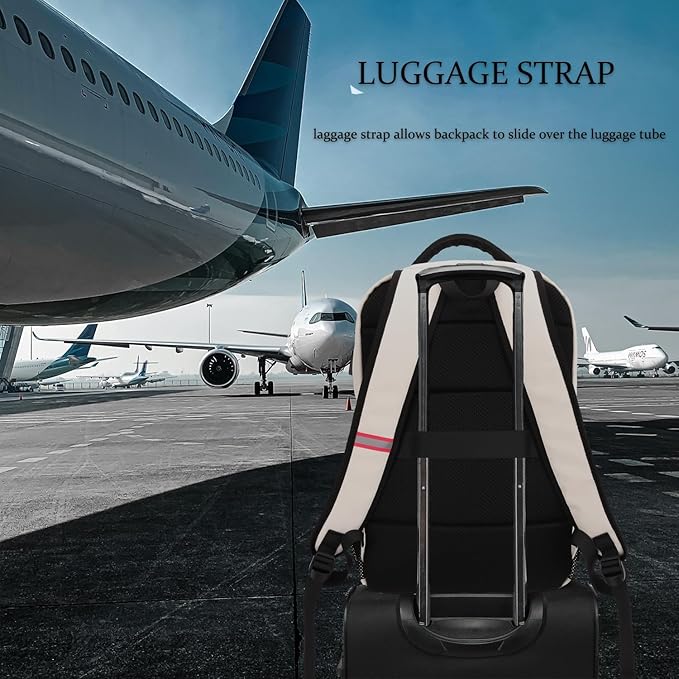 Laptop Backpack for Men, Large Anti-Theft Business Travel Backpack with USB Charging Port, Water Resistant College School Computer Bag for Men/Women for 17 Inch Laptop and Notebook