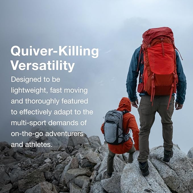 Osprey Talon Pro 30L Men's Hiking Backpack with Hipbelt, Silver Lining