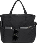 LEDAOU Beach Bag Waterproof Sandproof Women Tote Bag Pool Bag with Zipper for Gym Grocery Travel with Wet Pocket
