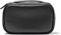 Leatherology Black Onyx Leatherology Small Travel Organizer - Zipped mesh storage pocket, elastic loops for organization, compact travel size