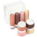 Travel Bottles 8 Pack, TSA Approved 3 oz Toiletries Containers, Leak Proof Silicone Squeezable Essentials Jars with Clear Bag