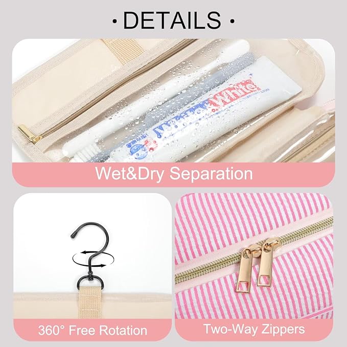 TOPEAST Initial Makeup Bag - Travel Toiletry Bag for Women, Personalized Birthday Gifts for Women Teen Girls Sister Daughter, Travel Tolietry Bag Monogramme Makeup Bag - Letter M, Purple