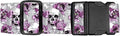 Luggage Straps for Suitcases Travel Belt Accessories, Cute Suitcase Strap, Adjustable Luggage Belt Strap, Heavy Duty with Quick-Release Buckle Luggage Strap Skull Flowers
