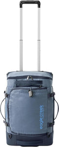 Eagle Creek Cargo Hauler XT Wheeled Duffel - Wheeled Backpack Duffel - Deployable Backpack Straps - Lockable U-Lid & Easy Access Compartment - Glacier Blue
