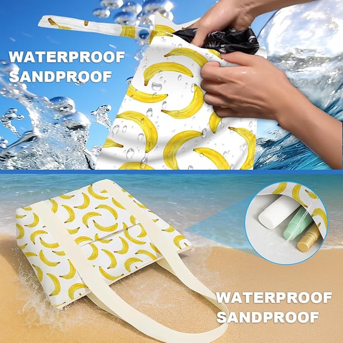Beach Bags Wet Bag for Swimsuit Tote Bag for Friends Travel Gifts, Aloha Bags Waterproof Vacation Essential