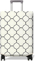 Travel Luggage Cover Suitcase Protector Fits 18-32 Inch Wheel Covers PatternedTravel Related Items Flower Luggage Protector Elastic M