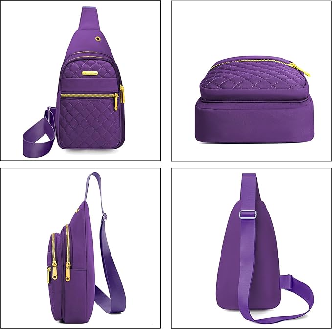 Small Sling Bag For Women Men Casual Crossbody Sling Backpack