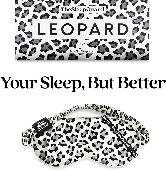 Pure Silk Sleep Mask [100% 6A Mulberry Silk, 22 Momme] Light Blocking Travel Essentials. Eye Masks for Sleeping. Black Oeko-Tex Blindfold. Eye Covers for Men & Women