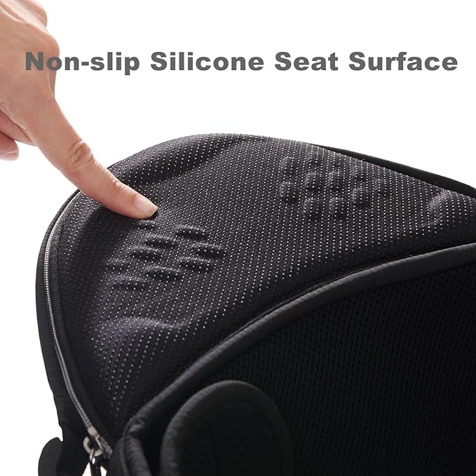 Sunveno Hip Baby Carrier with Seat,Ergonomic Baby Hip Carrier, Front-Facing Baby Holder, Anti-Slip Seat Surface, Wide and Adjustable Waistband, Multiple Pockets, Newborn to Toddler up to 45lbs, Black