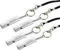 Noopel Emergency Whistles Lifeguard Safety Whistle with Lanyard and Keychain for Outdoor Camping Hiking Boating Backpacking Fishing Kayak Kids Rescue Signaling Loud Survival Whistle