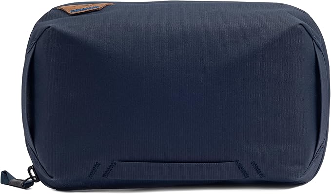 Peak Design Tech Pouch, Midnight, Electronics Organizer for Travel or Everyday Carry, Origami-Style Storage, Cable Pass-Through, Weatherproof Recycled Nylon, Gear Carry Bag for Men and Women