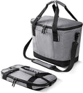 CleverMade Collapsible Insulated Cooler Bag – Leakproof Soft Folding Cooler for Beach, Travel, Car