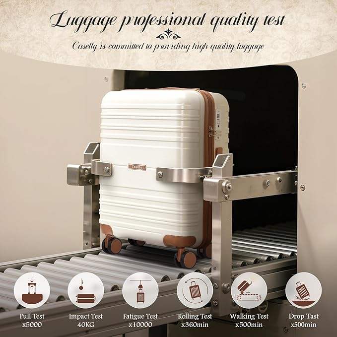 Luggage Sets with spinner wheels, PC+ABS Hard Shell Travel Luggage,Lightweight Carry-on suitcases with TSA Lock,YKK Zippers (Light Blue, 7 piece sets（14/18/20/24/28/DB/TB）)