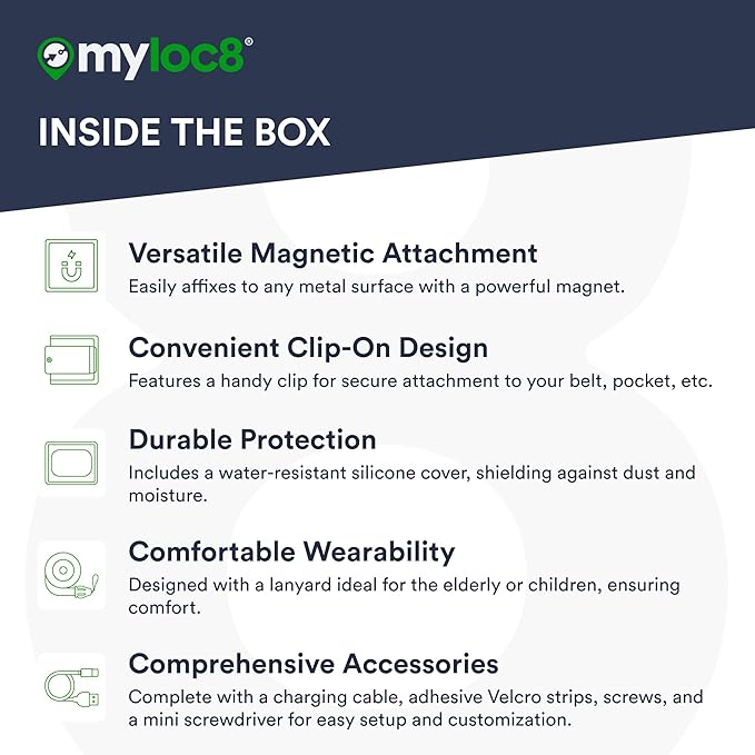 GPS Tracker for Vehicles with Magnet – 4G LTE Real-Time Location Device with App, Built-in SIM, 14-Day Battery – Anti-Theft GPS Tracker for Car, Motorcycle, Scooter, Bike - 12-Mo Subscription Incl