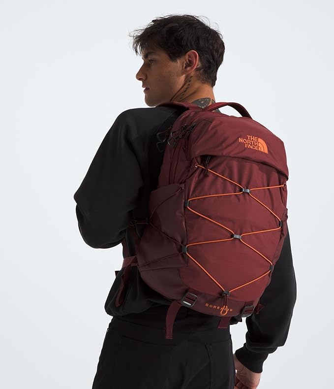 The North Face Borealis Commuter Laptop Backpack - PFAS Free, Sumac/Iron Bronze, One Size