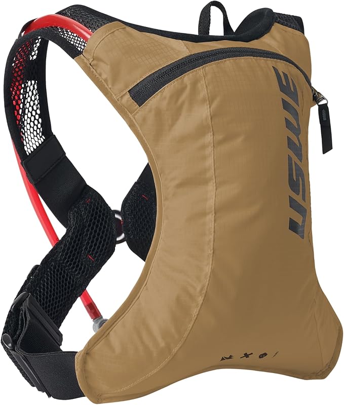 USWE Race 2.0, Ultra Lightweight Hydration Backpack with 2.0L / 70oz Water Bladder, Leak Proof Pack for Gravel, MTB, Running, Hiking, Cycling, Camping, Biking for Men,Women