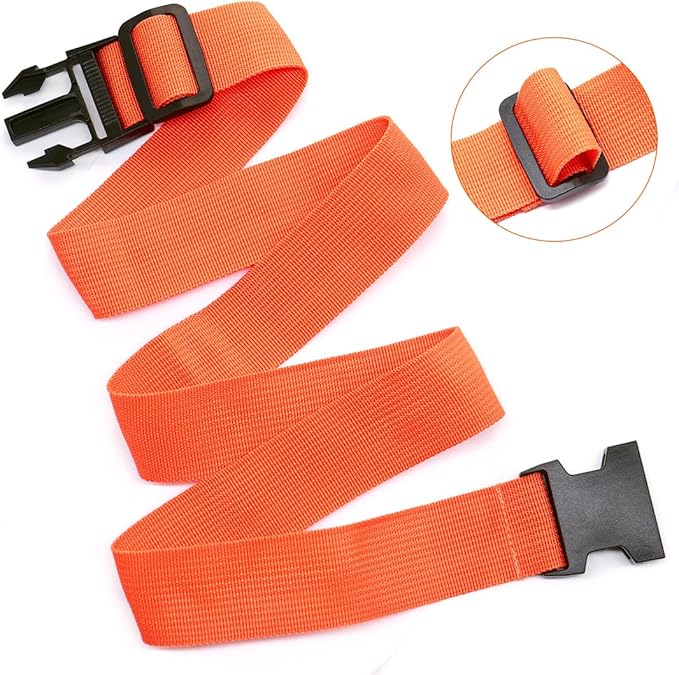 4Pack Luggage Straps Add Bag Straps to Connect Two Suitcases, Adjustable Luggage Belt Connector for Carry On, Travel Attachment Accessories for Connect Your 3 Luggages 4 Color