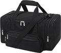 Small Duffel Bag 17 inch Carry On Weekender Bag for Travel Gym Sport (17x10x9 in) - Black